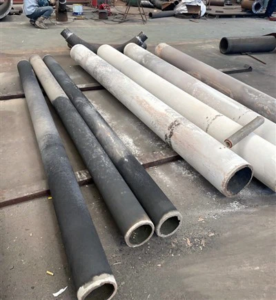 Slitage- och värmebeständigt Centrifugalgjutrör